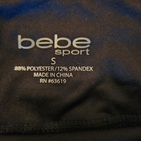 BeBe Sports Black & White Leggings Size Small - Picture 8 of 9